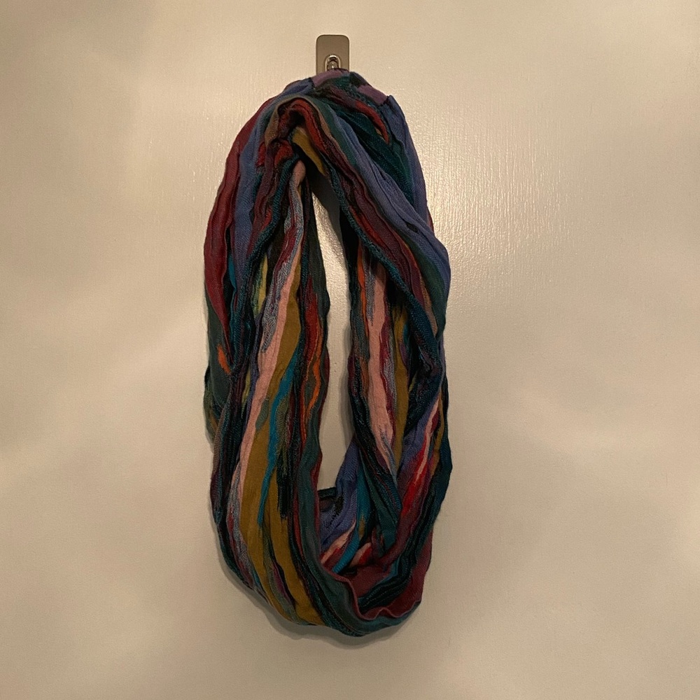 Multi-color infinity scarf